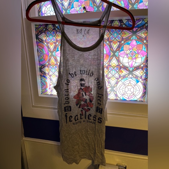 SNAKE AND ROSE TANK TOP - Picture 3 of 5